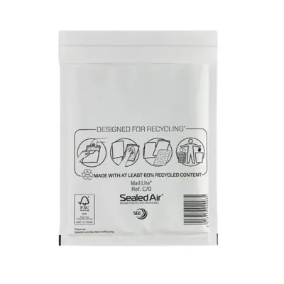 Luchtkussen envelop Mail Lite® Standard C/0 150x210mm wit