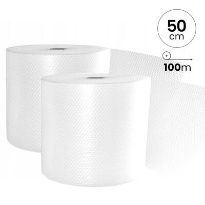 Luchtkussenfolie Ultra Light / S 50cm x 100mtr transparant