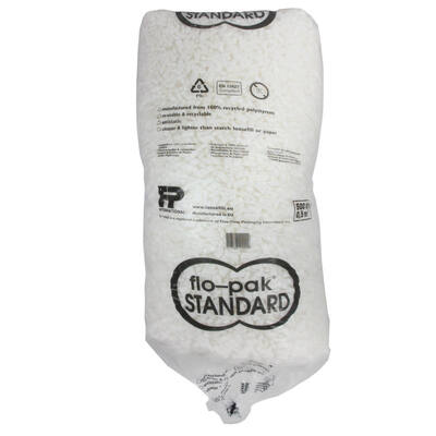Opvulmateriaal chips 'Standard' (recycled) 500 liter 8-vorm 2x4 cm