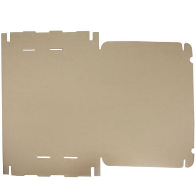 Brievenbusdoos inw. 299x213x27mm bruin A4