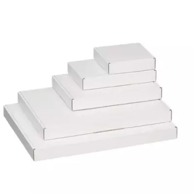 Brievenbusdoos inw. 180x115x28mm wit A6