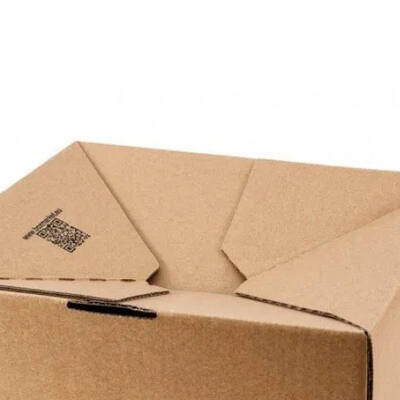 Verzendbox 26 220x190x120mm EG bruin autolock + plakstrip