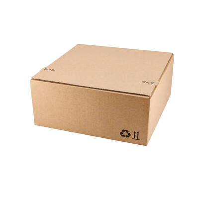 Verzendbox 32 304x216x130-220mm EG bruin autolock + plakstrip