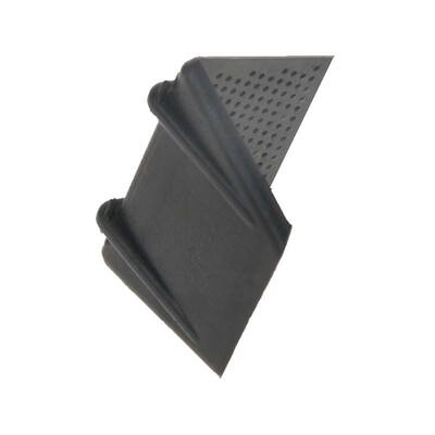 Kunststofhoek FIXCORNER 35 x 24 mm zwart