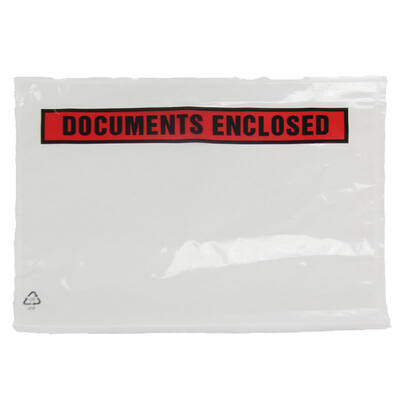 Packlist A5 inw. 225x165mm DOCUMENTS ENCL