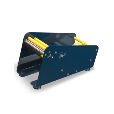 Metalen labeldispenser 115mm 2-vaks