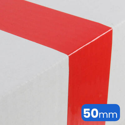 PP tape 50/66 acryle rood low-noise