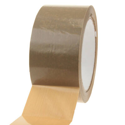 PVC tape 50/66 bruin solvent neutraal