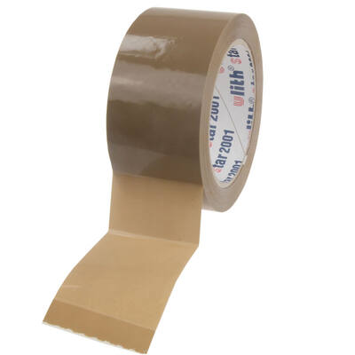 Tape PP acryle 50/66 bruin Low-Noise High-Tack Plus