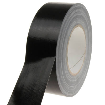 Duct tape 50/50 zwart lijmrest vrij