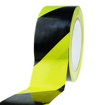 Vloermarkeringstape PVC 50/33 meter geel/zwart
