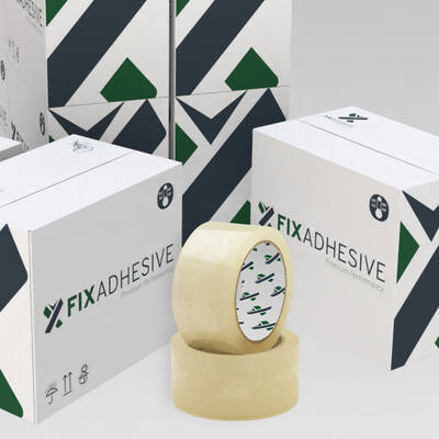 FIX2000 - PP hotmelt tape 28my 48/66 transparant