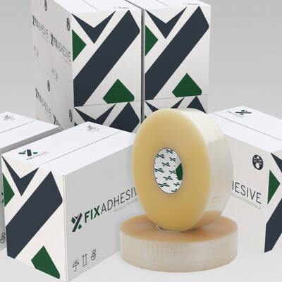 FIX3000 - PP solvent tape 28my 48/990 transparant