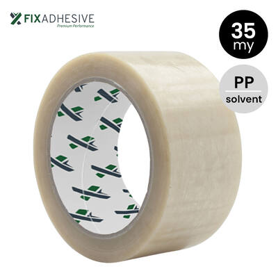 FIX3000 - PP solvent tape 35my 48/66 transparant