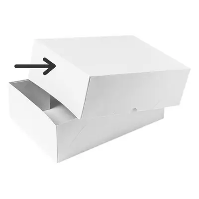 Paraatdozen deksel A4 kraft grijs/wit 700 gram 305 x 215 x 100mm
