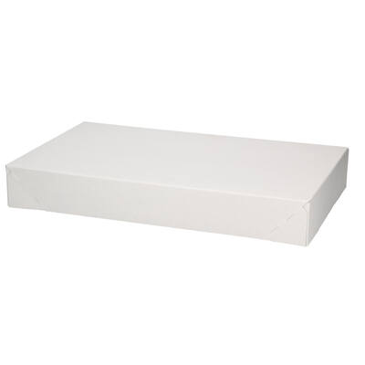 Paraatdozen deksel kraft bruin/wit buiten 700 gram 499 x 292 x 70mm